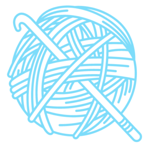 crochet professor site icon crochet hook and yarn ball